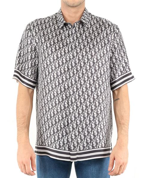 dior oblique pixel short-sleeved shirt|Dior Oblique Pixel Short.